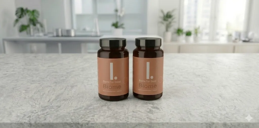 LeanBiome probiotic supplement bottle by Lean for Good